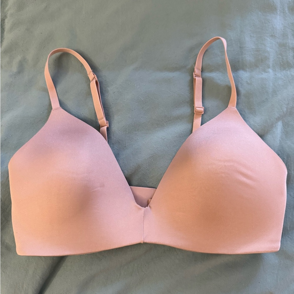 SKIMS WIRELESS FORM T-SHIRT DEMI BRA | CLAY - CLAY / 36 / C